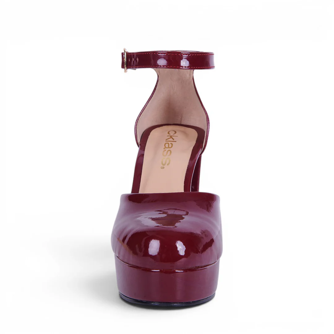 ZAPATO DE TACÓN CON PULSERA TINTO 03945 - Image 3