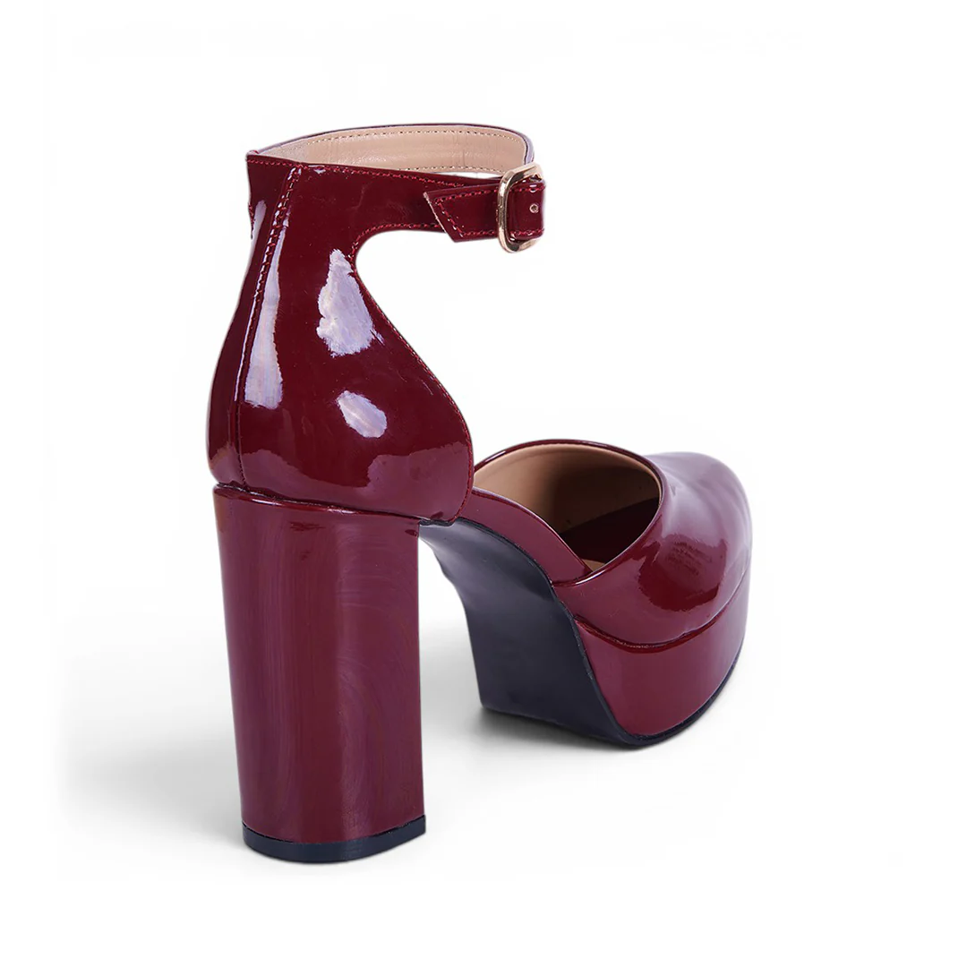 ZAPATO DE TACÓN CON PULSERA TINTO 03945 - Image 5