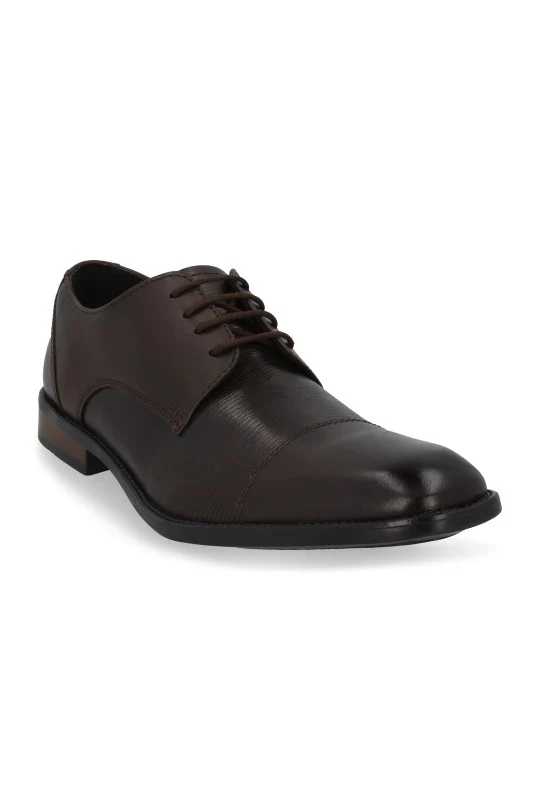 ZAPATO DERBY CASUAL CAFÉ PIEL 53217
