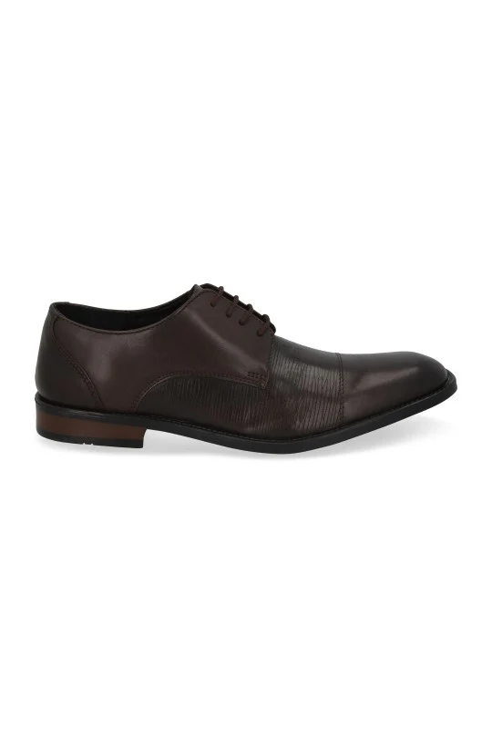 ZAPATO DERBY CASUAL CAFÉ PIEL 53217 - Image 2