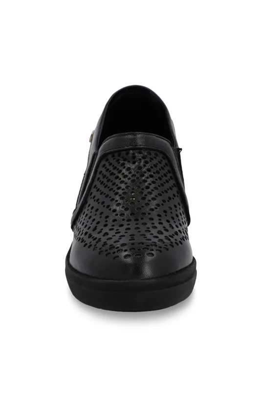 Mocasín flexible casual negro tacón 5cm 41025 - Image 3