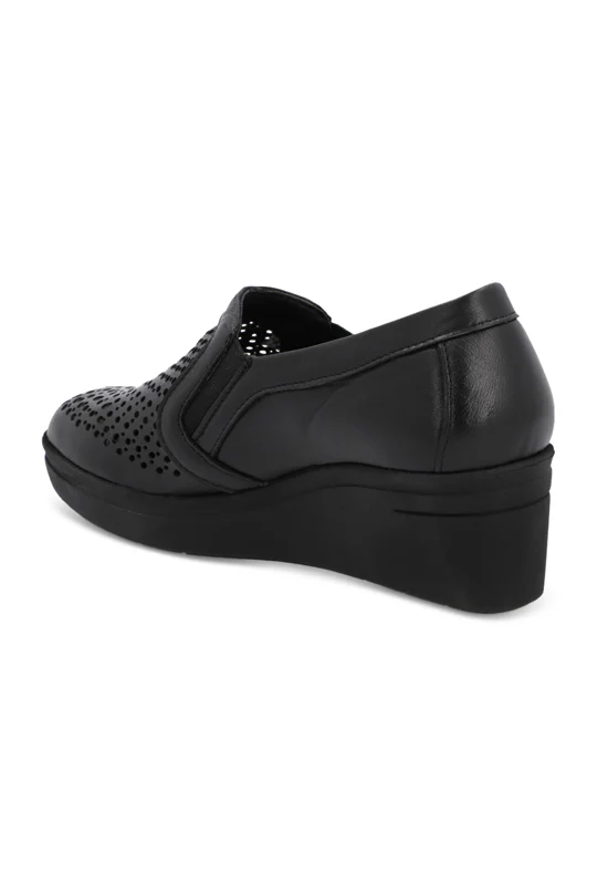 Mocasín flexible casual negro tacón 5cm 41025 - Image 5