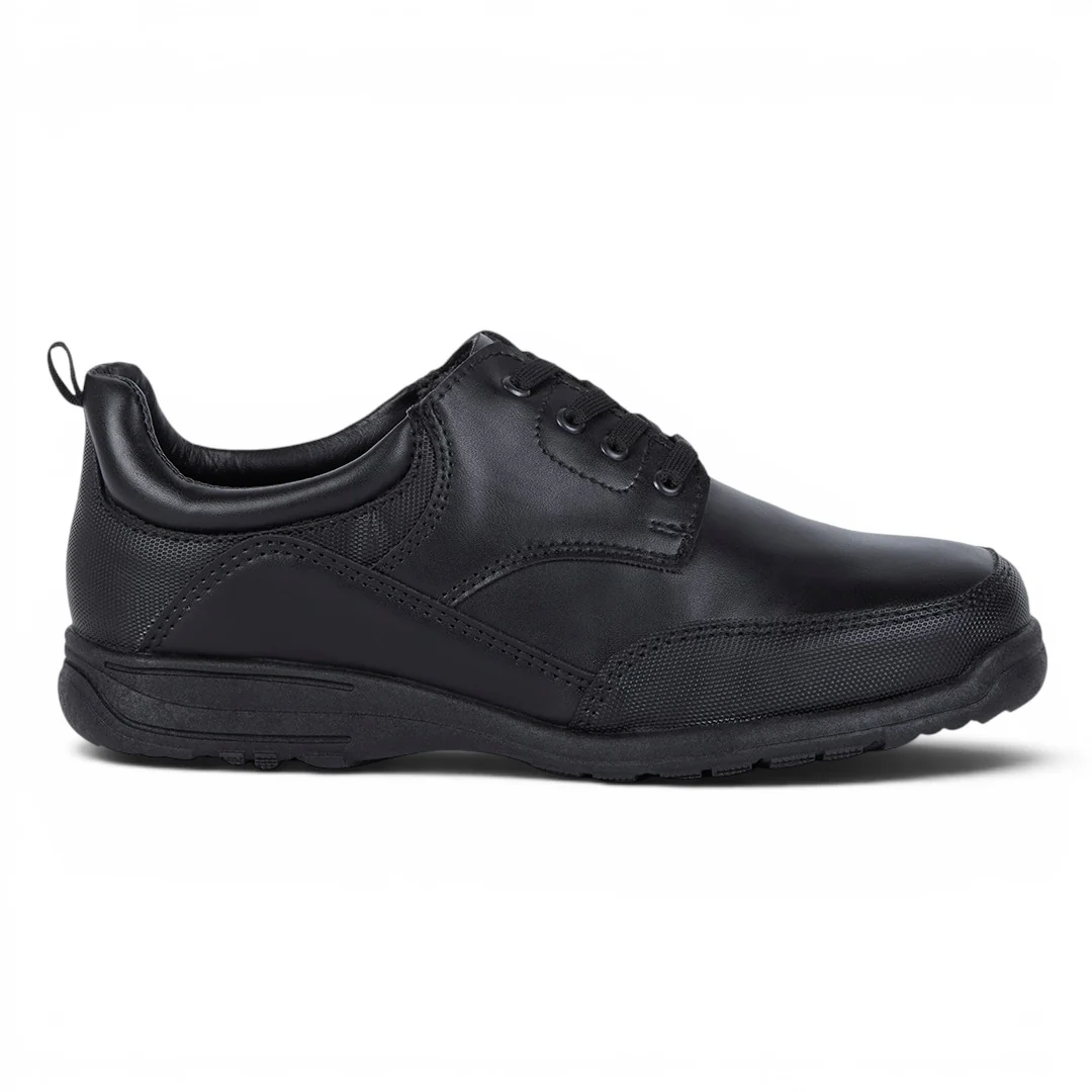 ZAPATO NIÑO AGUJETAS COSTURA FRONTAL NEGRO 35581 - Image 2