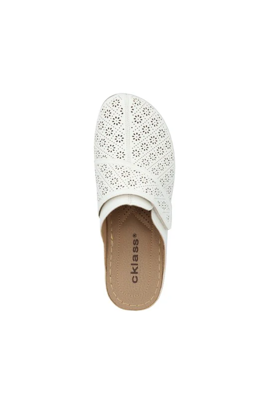 ZAPATO SUECO HUESO CON PERFORADO 72218 - Image 5